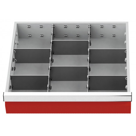 Organisateur de tiroirs 450 x 400 mm 2 6 séparateurs